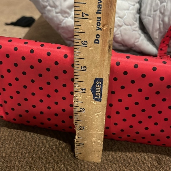 Kate Spade purse red with black polka dots. Very cute ๐ - Picture 9 of 9